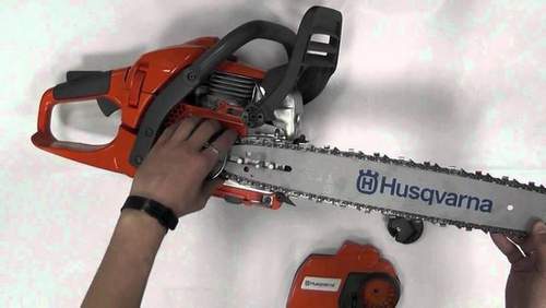 How to Dress a Chain On a Husqvarna Chainsaw