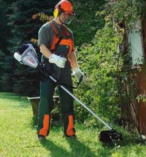 How to start a gas trimmer