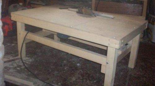 make a circular saw table
