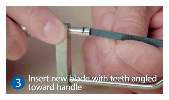 How To Install A Blade On A Hacksaw For Metal