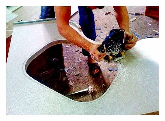 How To Cut The Countertop Under The Sink