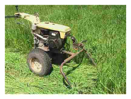 disassemble, gearbox, rotary, mower