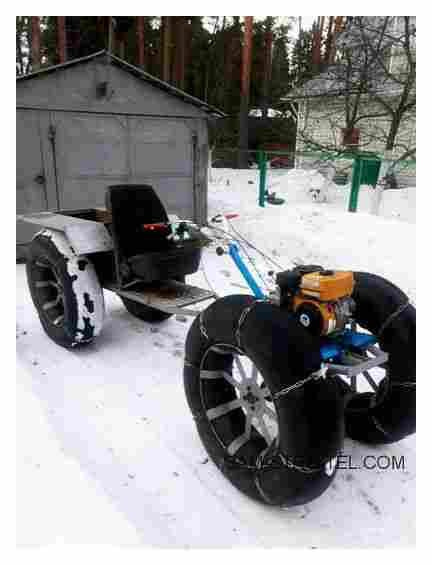 do-it-yourself, tracked, all-terrain, vehicle, tiller