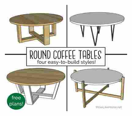make, circular, table