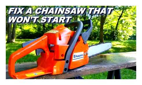 husqvarna, chainsaw, start