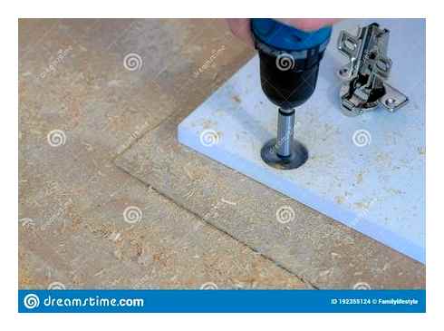 drilling, holes, hinges, furniture