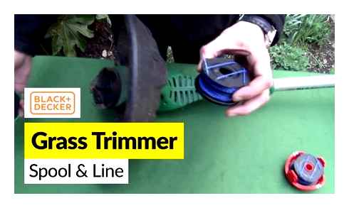 replace, line, trimmer, grass, reel