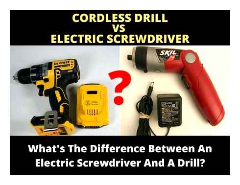 difference, wrench, electric, screwdriver, type