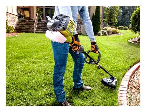 trimmer, grass, started, only