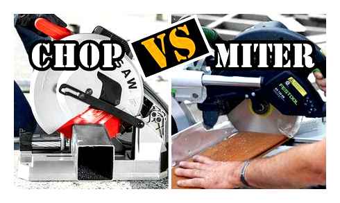 chop, miter, know, difference