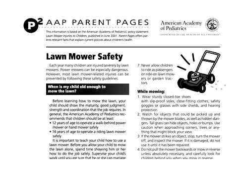 lawn, mower, accidents, maiming