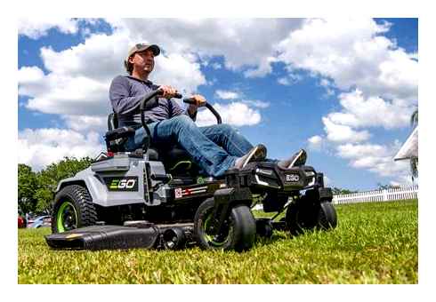 riding, lawn, mower, review, power, battery-powered