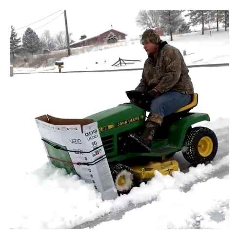 lawn, tractor, snow, removal