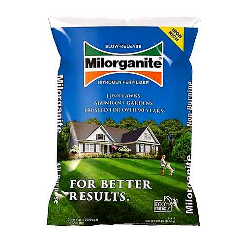 lawn, milorganite, fertilizer, application, rates