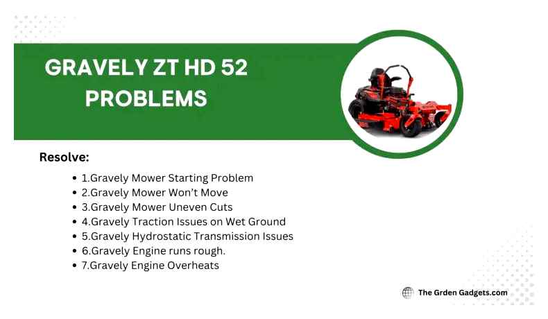 gravely, mower, problems, most, common, fixes