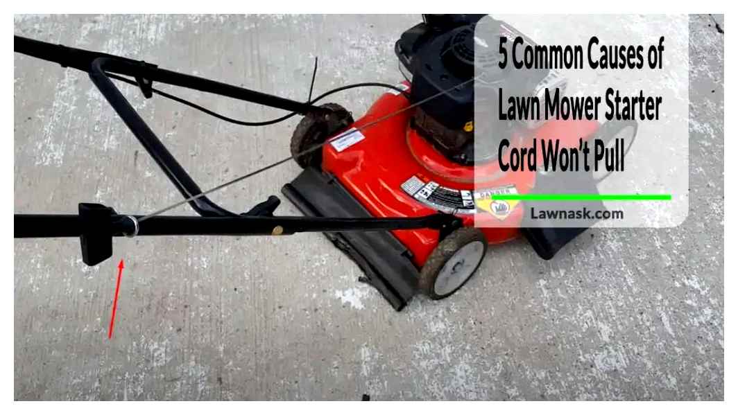lawn, mower, starter, string, pull, cord