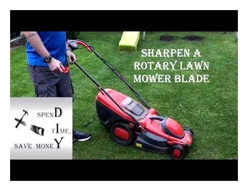 rotary, mower, blade, sharpener, sharpen