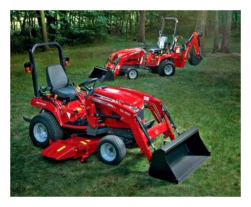 small, tractor, mower, attachments